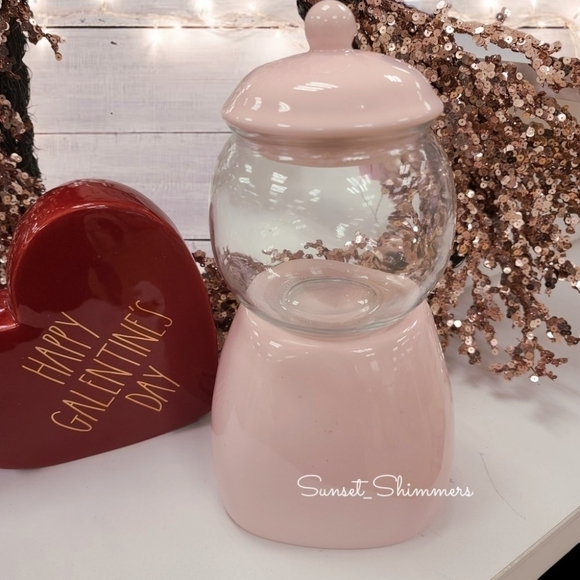 Pink Rae Dunn Sweets Valentines Day Candy Cookie Jar Canister New - Picture 4 of 4